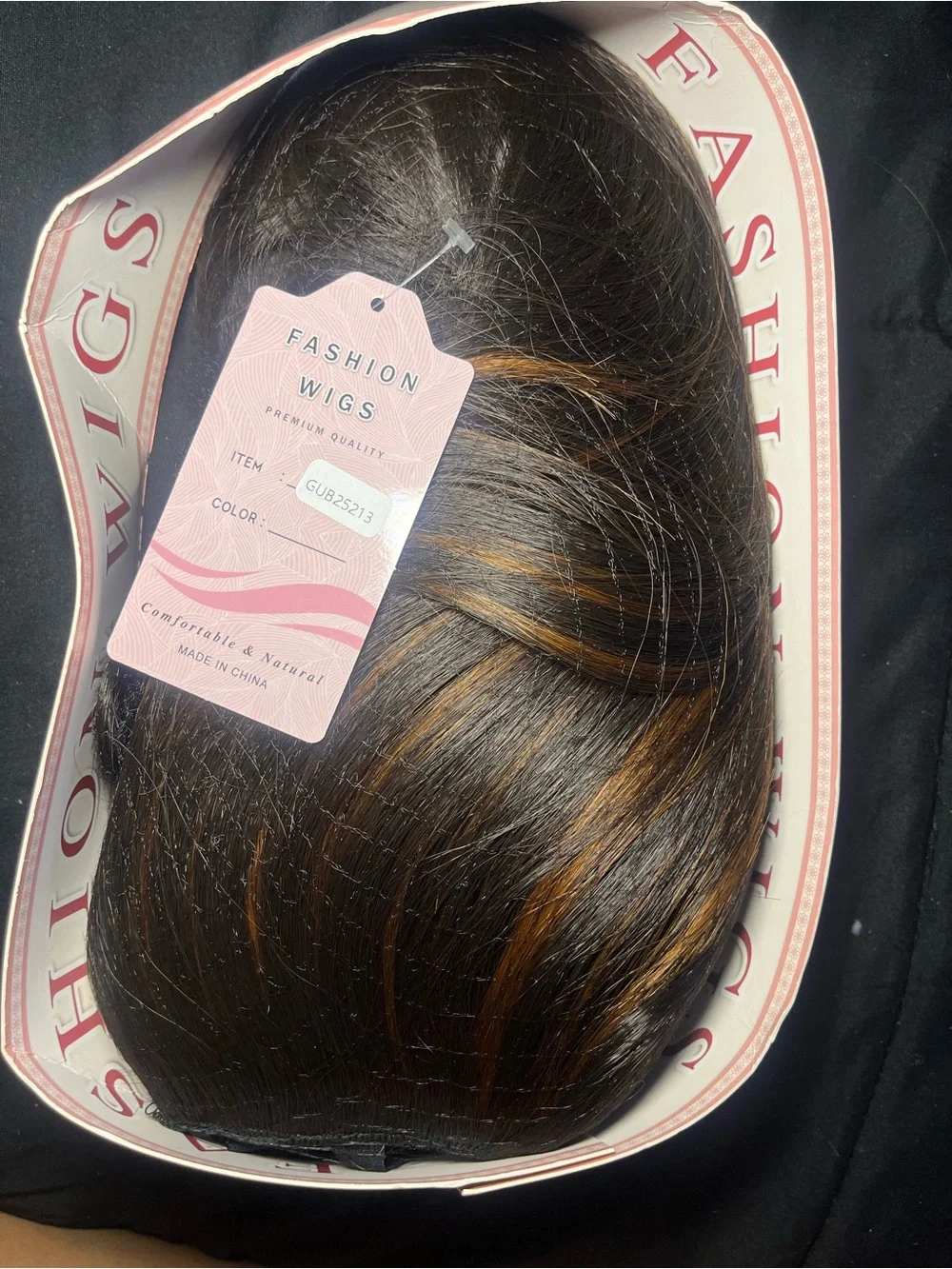 Fawn Brown 14inch Yaki Straight Layered Wig